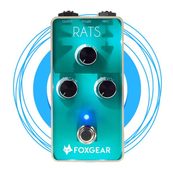 Foxgear RATS - Pedale distorsore per chitarra