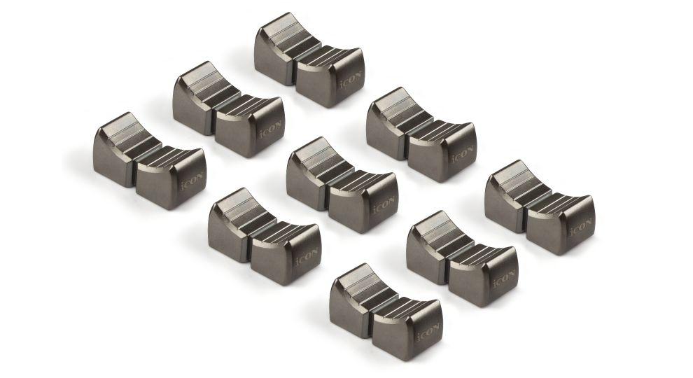 Icon Metal Fader Cap Set of 9 - set 9 fader per Platform M e X