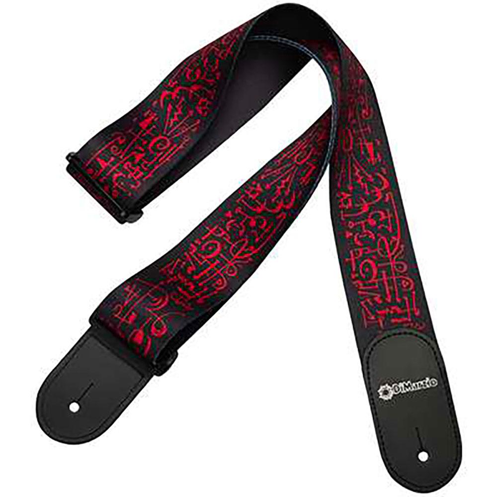 DiMarzio DD3143 TRACOLLA S.VAI BLACK ART STRAP                       