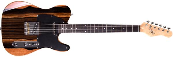 Michael Kelly MOD SHOP 55o Ebony Custom Fralin - Striped Ebony