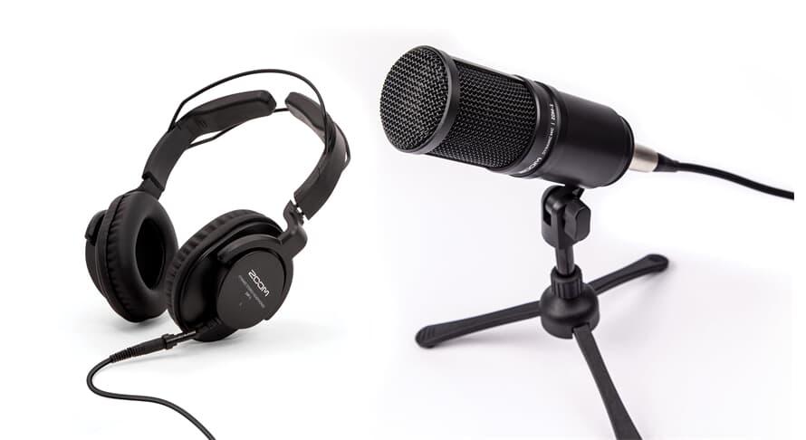 Zoom ZDM-1PMP KIT MIC.,CAVO,CUFFIE,TREPPIEDE