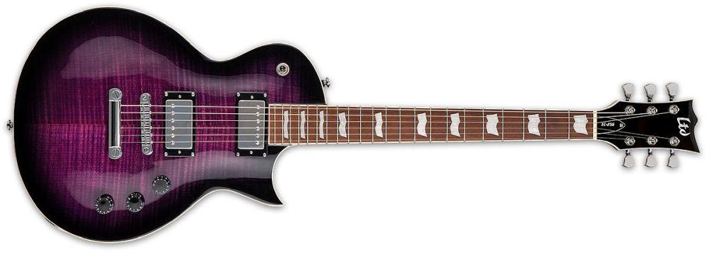 LTD EC-256FM - See Thru Purple Sunburst