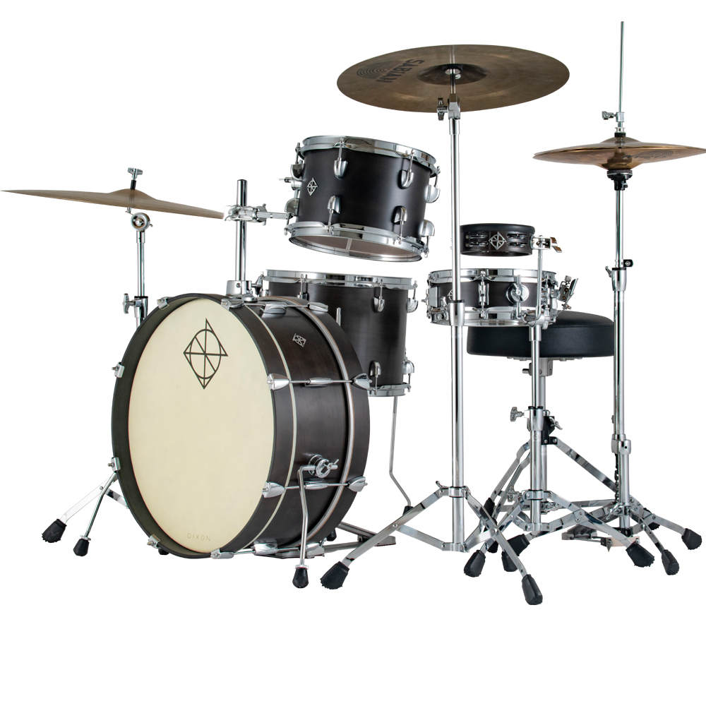 Dixon PODL520BKC - shell kit - finitura Satin Black Coal Lacquer