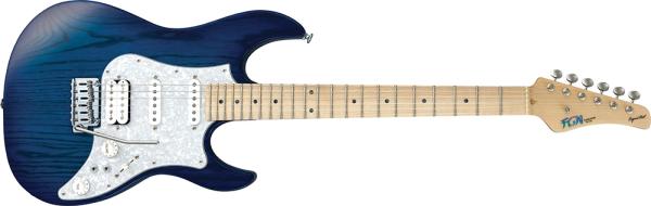 FGN Expert Odyssey EOS-ASH-M/SBBQ - See-Through Blue Burst - c/astuccio