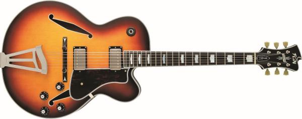 FGN Masterfield Full Acoustic MFA-HH/JB - Jazz Burst - c/astuccio