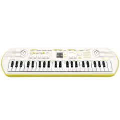 CASIO SA80 - TASTIERA 44 TASTI MINI BIANCA / GIALLO LIMONE