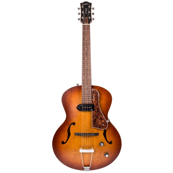 GODIN 5th Avenue Kingpin P90 Cognac Burst (left handed) - CHITARRA SEMIACUSTICA MANCINA COGNAC BURST