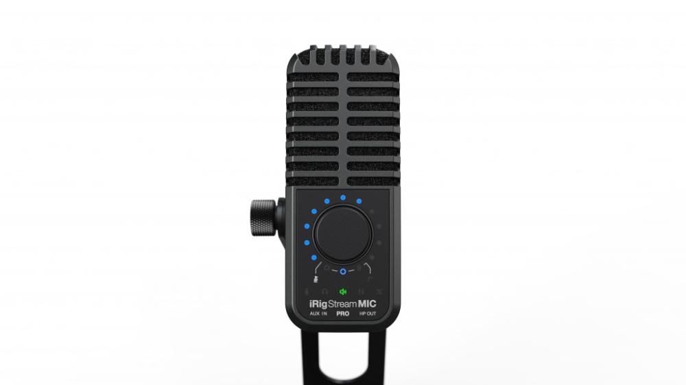 IK Multimedia iRig STREAM MIC PRO - Microfono con interfaccia audio integrata