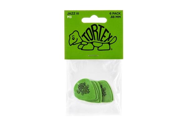 Dunlop 472PM3 Tortex Jazz III M3 Medium Players Pack