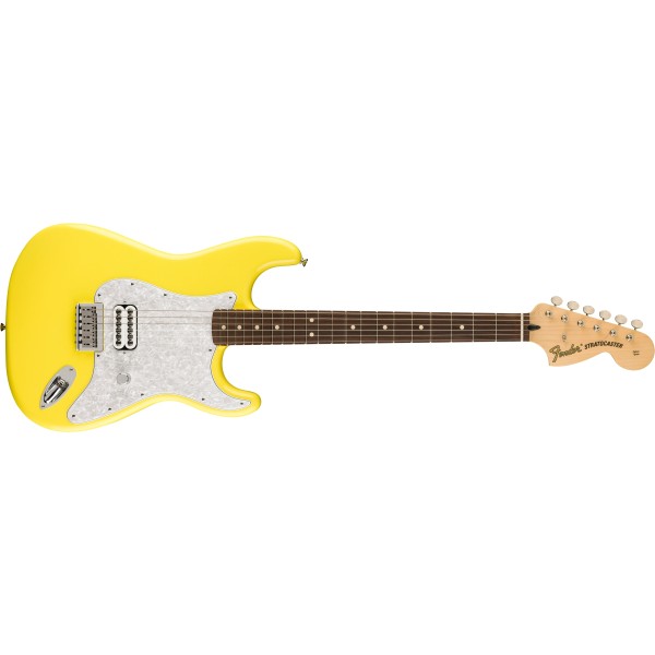 Fender Limited Edition Tom Delonge Stratocaster®, Rosewood Fingerboard, Graffiti Yellow