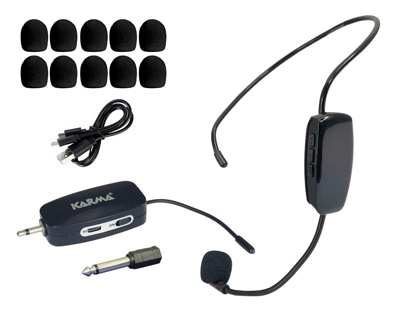 Karma MASTER 20 Radiomicrofono UHF ricaricabile ad archetto