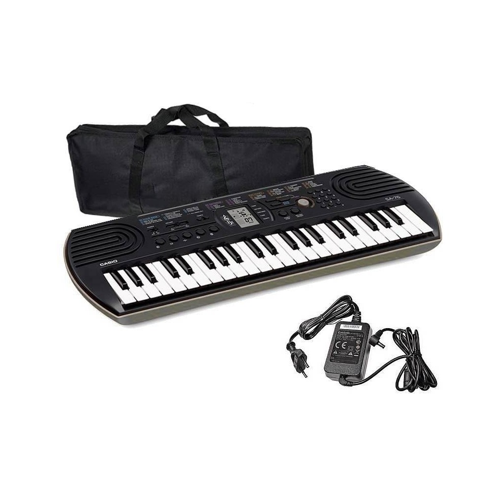 Casio SA-77 tastiera portatile con borsa e alimentatore