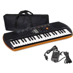 Casio SA-76 tastiera portatile con borsa e alimentatore originale