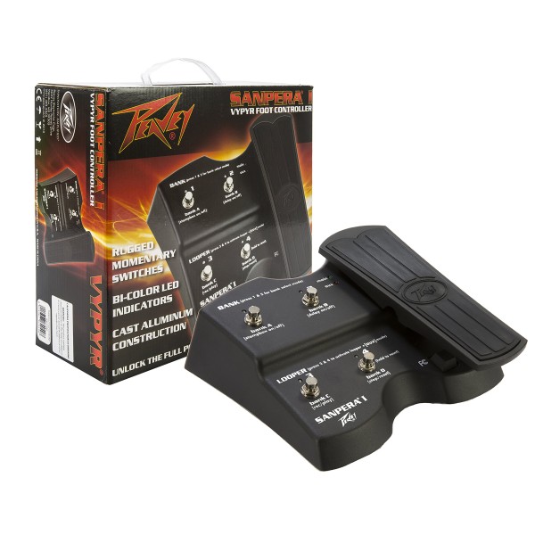 PEAVEY Sanpera I Foot Controller - FOOTSWITCH MULTIFUNZIONE PER AMPLIFICATORI VYPYR