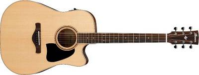 IBANEZ AW417CE OPS Open Pore Semi-Gloss - chitarra acustica elettrificata cutaway serie Artwood natural
