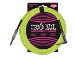 Ernie Ball 6057 Cavo strumento Braided Neon Yellow - 7,6 metri