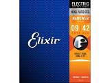 Elixir muta per chitarra elettrica Super Light 09-42 - Nanoweb Coating - 12002