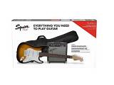 Squier by Fender Stratocaster Pack LRL Brown Sunburst (230V EU)