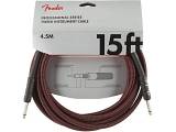 Fender Professional Series Instrument Cable 15' Red Tweed - cavo 4,5m