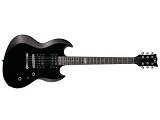 LTD Viper-10 - Black - chitarra elettrica stile SG Diavoletto con borsa