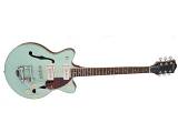 Gretsch G2655T-P90 Streamliner w/Bigsby Laurel Fingerboard Two-Tone Mint Metallic and Vintage Mahogany Stain