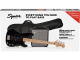 Squier by Fender Affinity Series Precision Bass PJ Pack MN Black (Rumble 15 - 230V EU) NEW 2021!
