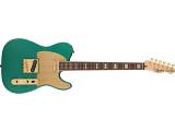 Squier by Fender 40th Anniversary Telecaster Gold Edition LRL Gold Anodized Pickguard - Sherwood Green Metallic