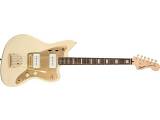 Squier by Fender 40th Anniversary Jazzmaster Gold Edition LRL Gold Anodized Pickguard Olympic White