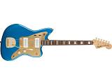 Squier by Fender 40th Anniversary Jazzmaster Gold Edition LRL Gold Anodized Pickguard Lake Placid Blue