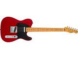 Squier by Fender 40th Anniversary Telecaster Vintage Edition MN Black Anodized Pickguard Satin Dakota Red