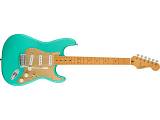 Squier by Fender 40th Anniversary Stratocaster Vintage Edition MN Gold Anodized Pickguard Satin Seafoam Green