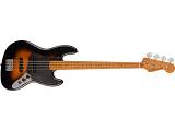 Squier by Fender 40th Anniversary Jazz Bass Vintage Edition MN Black Anodized Pickguard Satin Wide 2C Sunburst