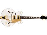GRETSCH G5422TG Electromatic Bigsby LRL Snowcrest White - chitarra semiacustica hardware dorato